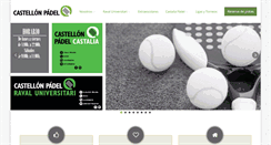 Desktop Screenshot of castellonpadel.com